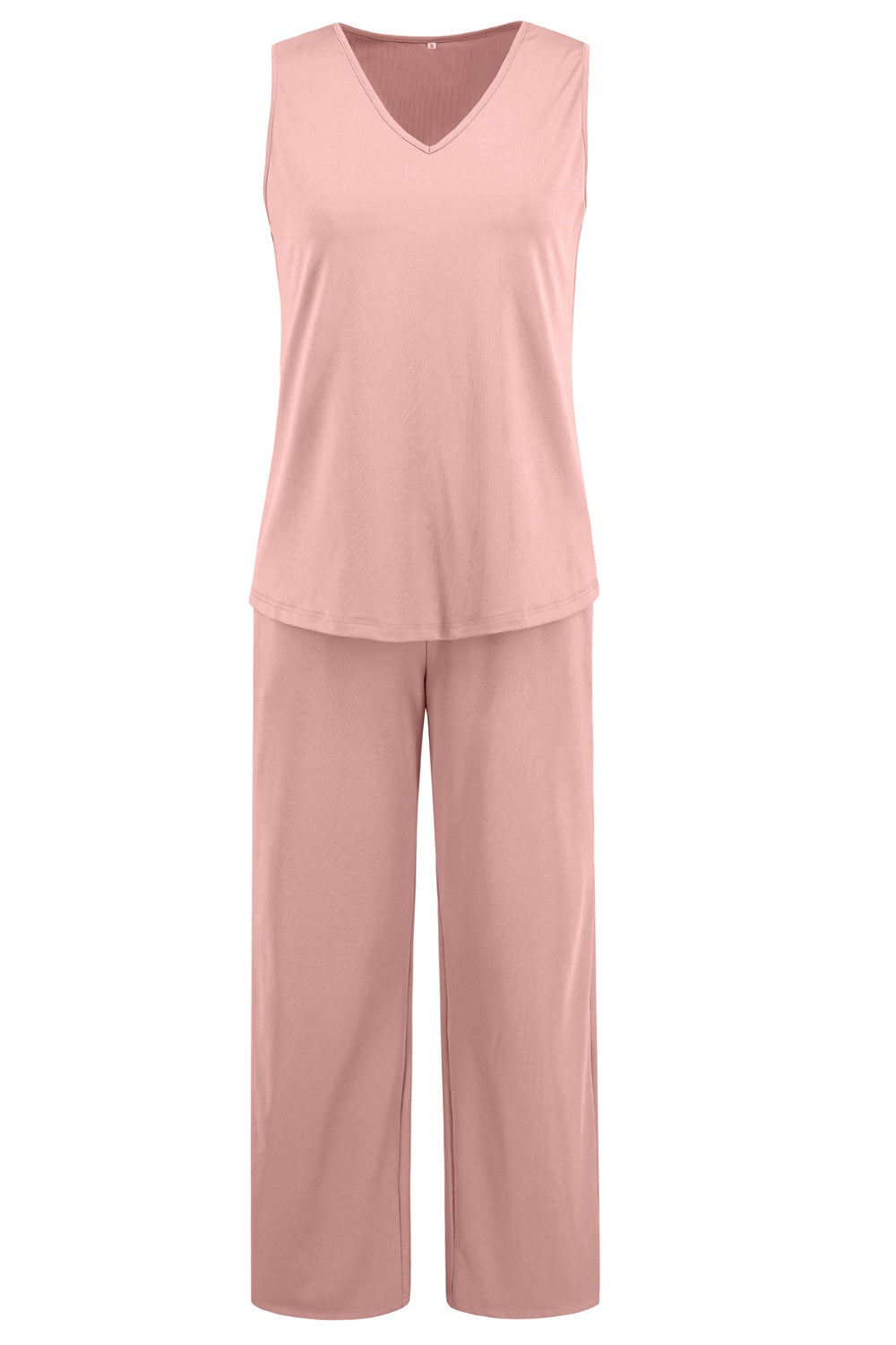 V-Neck Tank, Long Sleeve Cover-Up and Pants Three Piece Set - Siennasass