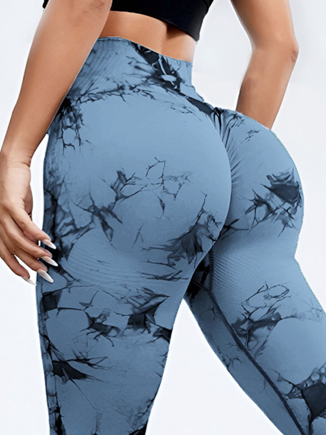 Tie-Dye High Waist Active Leggings - Siennasass