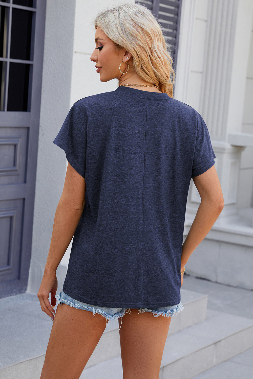 V-Neck Short Sleeve T-Shirt