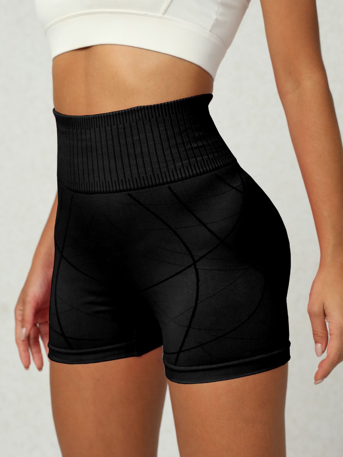 High Waist Active Shorts - Siennasass