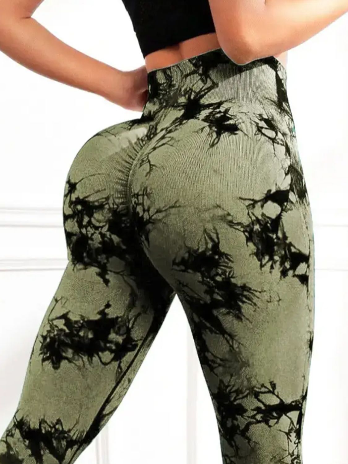 Tie-Dye High Waist Active Leggings - Siennasass