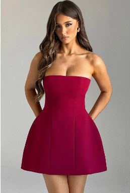 Tube Backless Slim Short Dress