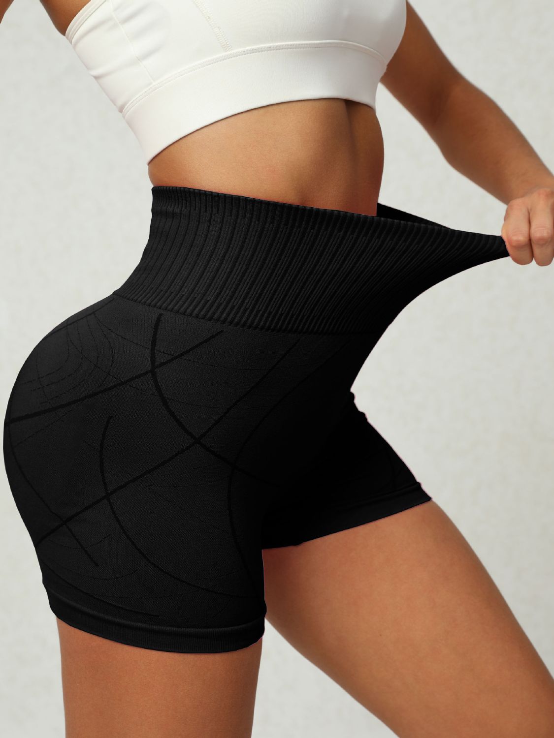 High Waist Active Shorts - Siennasass