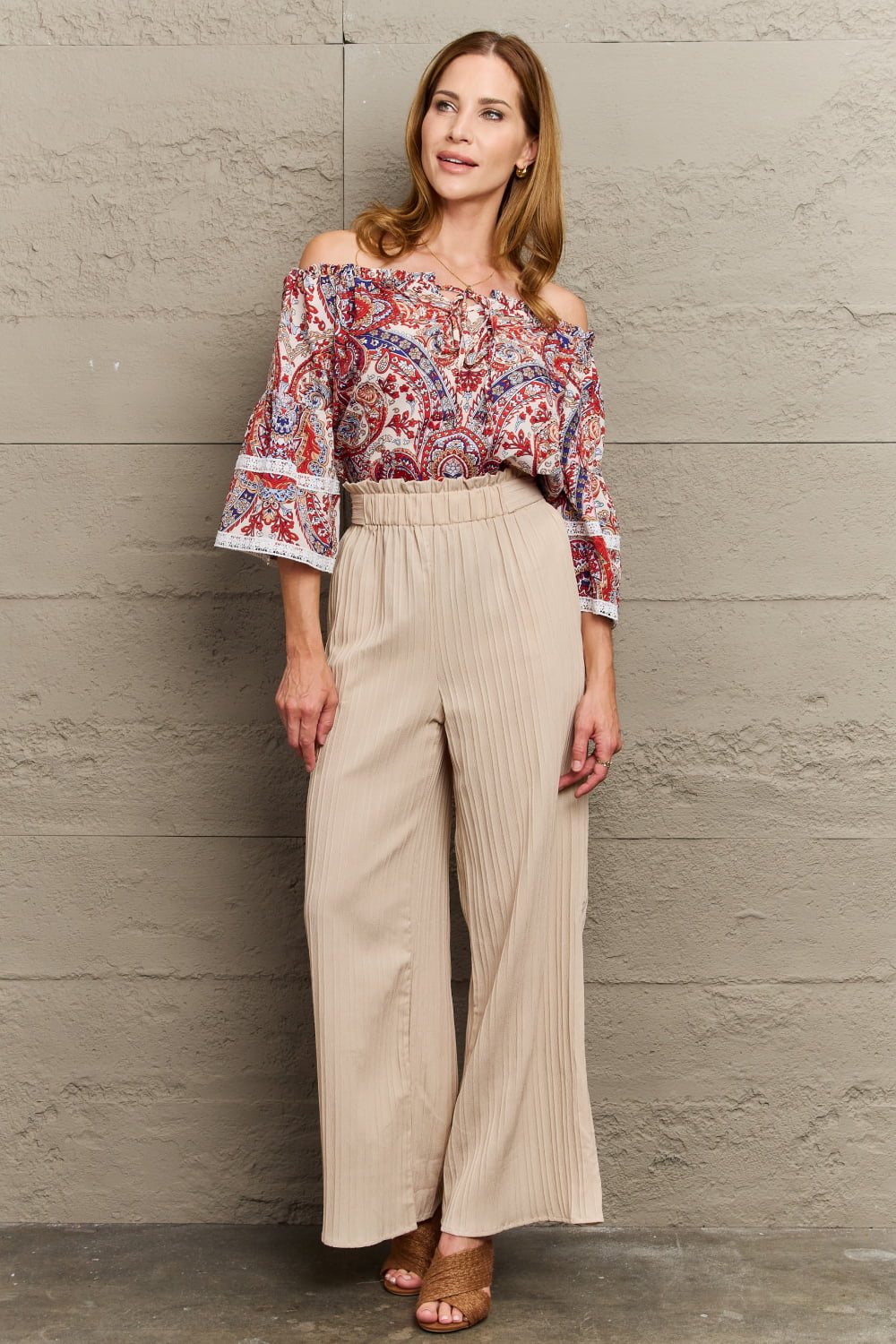 Off Shoulder Bohemian Style Blouse - Siennasass