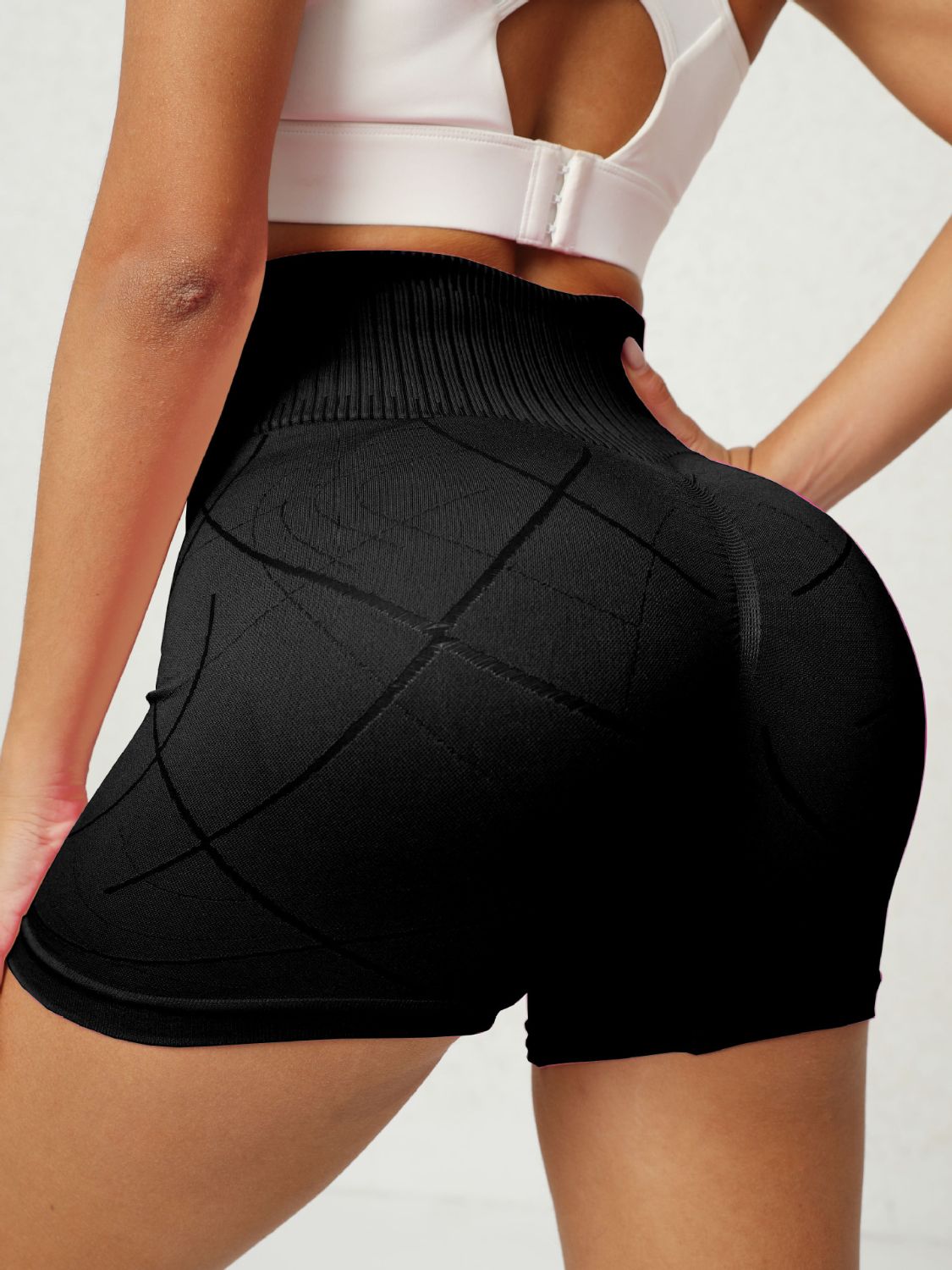 High Waist Active Shorts - Siennasass