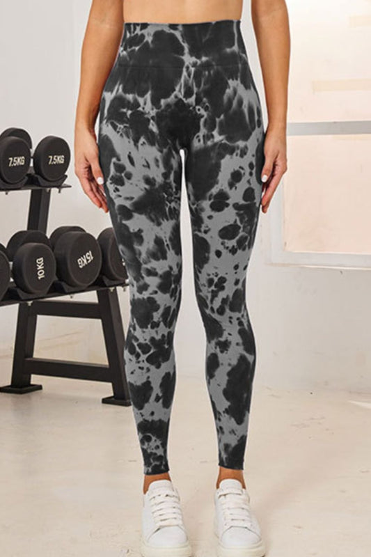 Tie-Dye High Waist Active Leggings - Siennasass