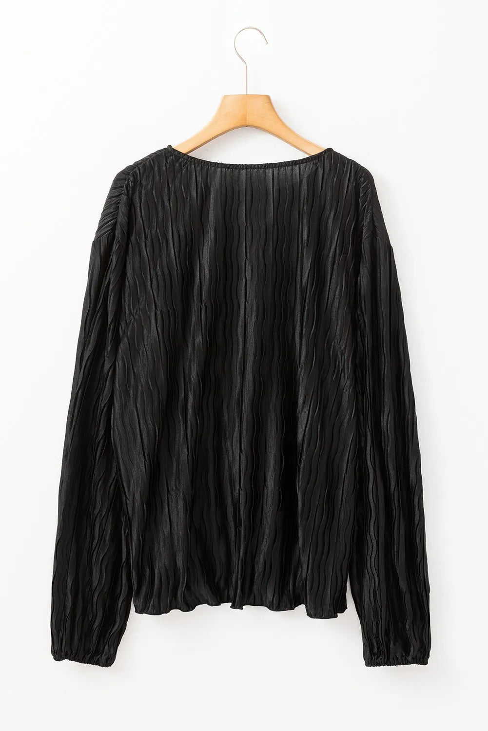 Tie Neck Long Sleeve Blouse - Siennasass