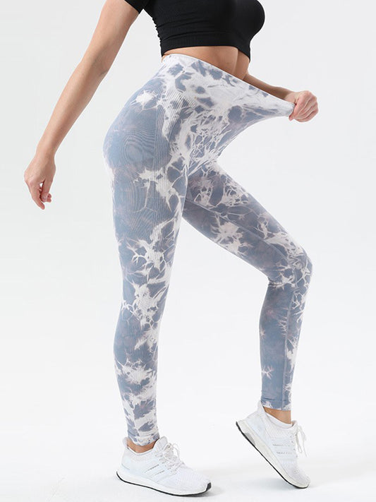 Tie-Dye High Waist Active Leggings - Siennasass