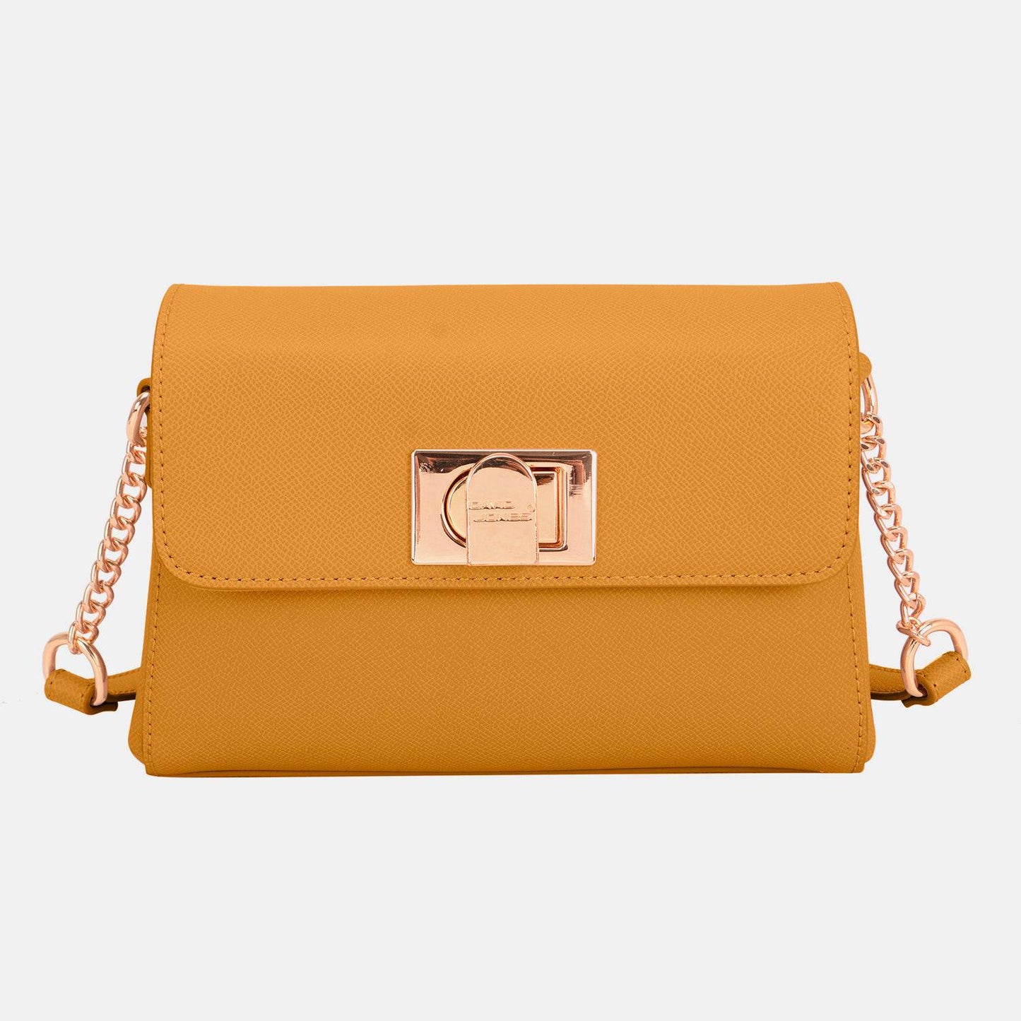 David Jones PU Leather Crossbody Bag - Siennasass