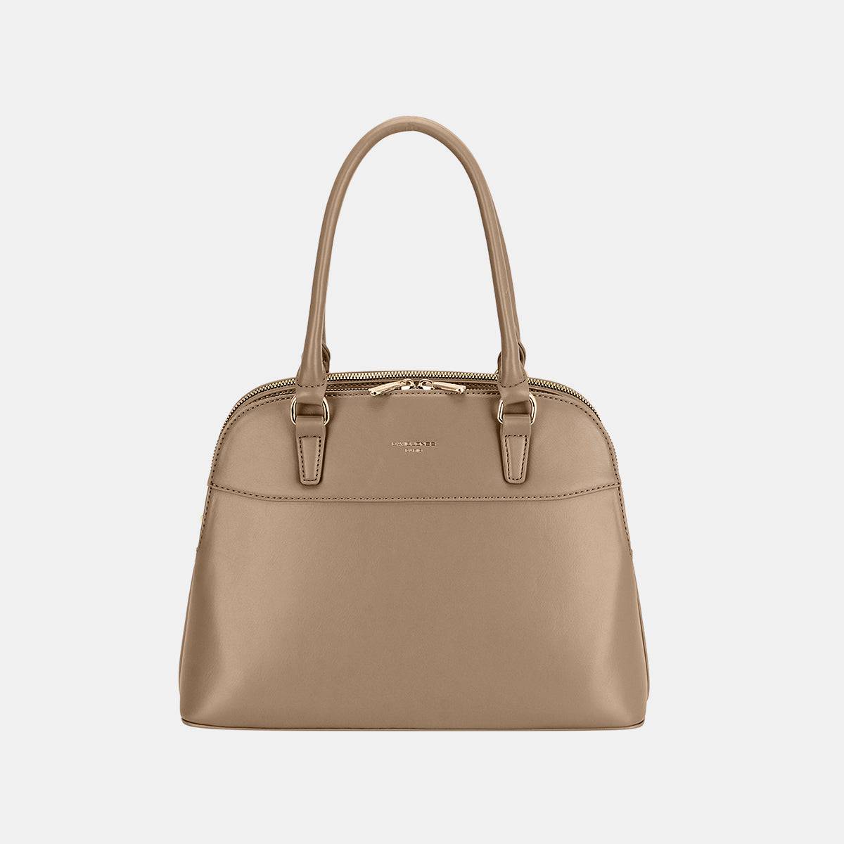 David Jones PU Leather Handbag - Siennasass