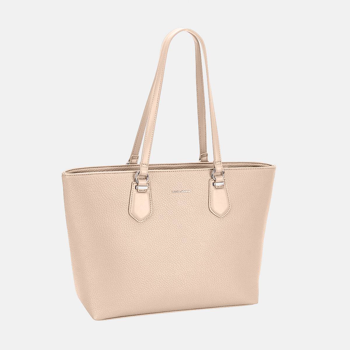 David Jones PU Leather Tote Bag - Siennasass