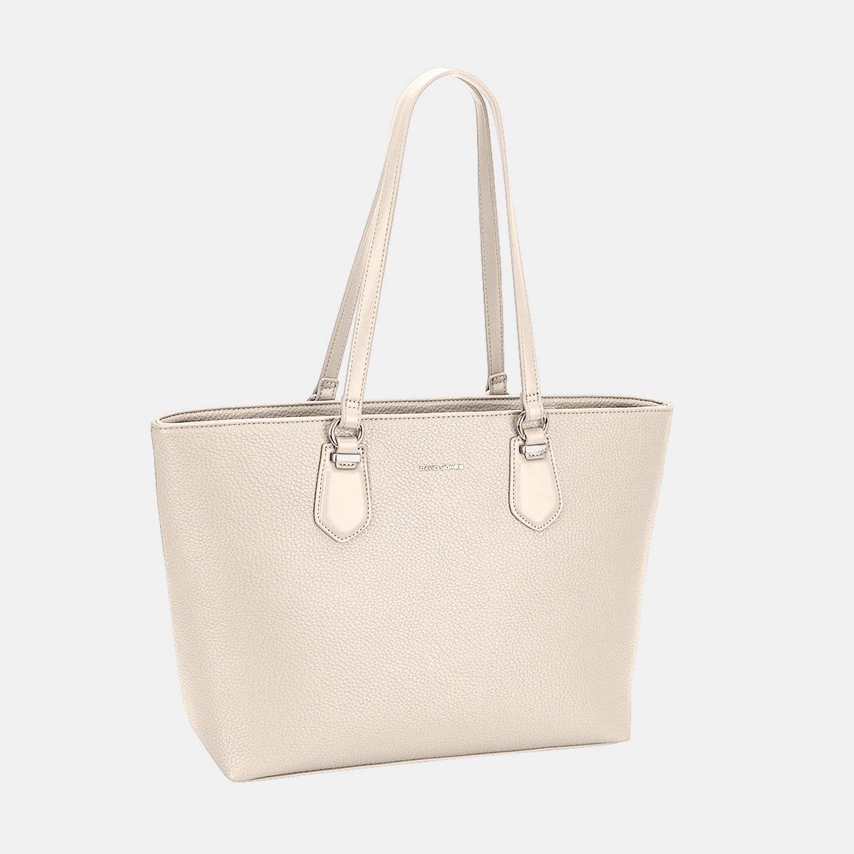 David Jones PU Leather Tote Bag - Siennasass