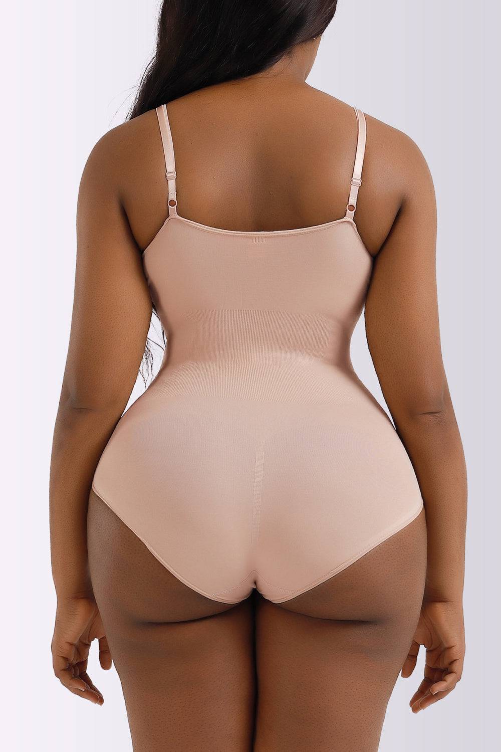 Full Size Spaghetti Strap Shaping Bodysuit - Siennasass