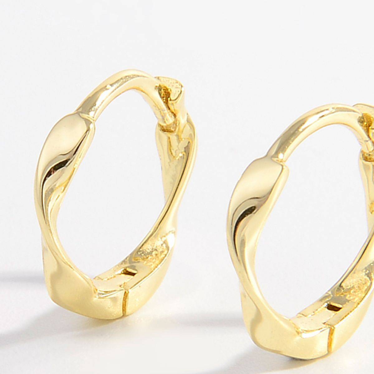 925 Sterling Silver Hoop Earrings - Siennasass