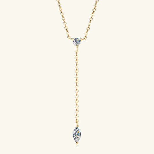 Moissanite 925 Sterling Silver Necklace - Siennasass