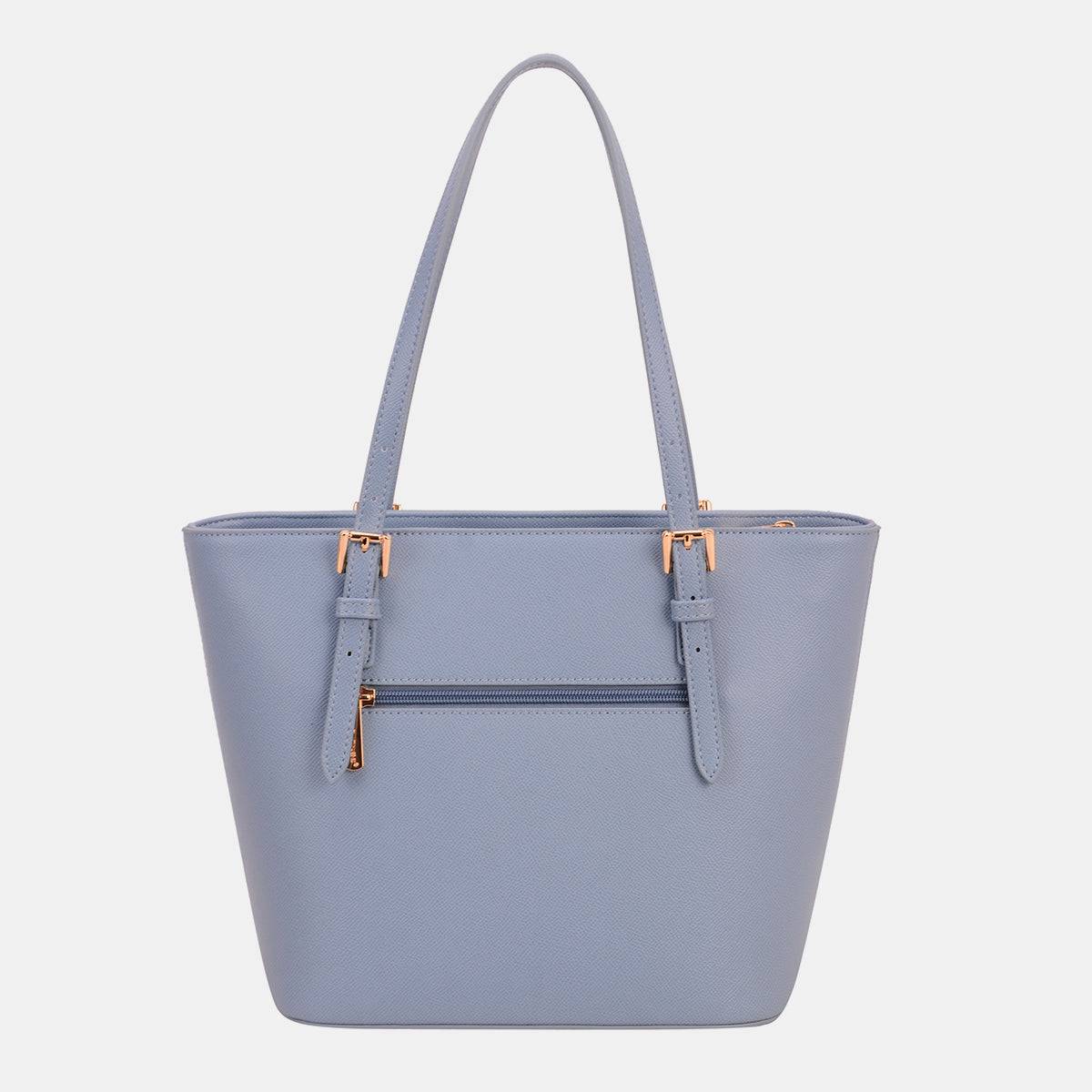 David Jones PU Leather Tote Bag - Siennasass