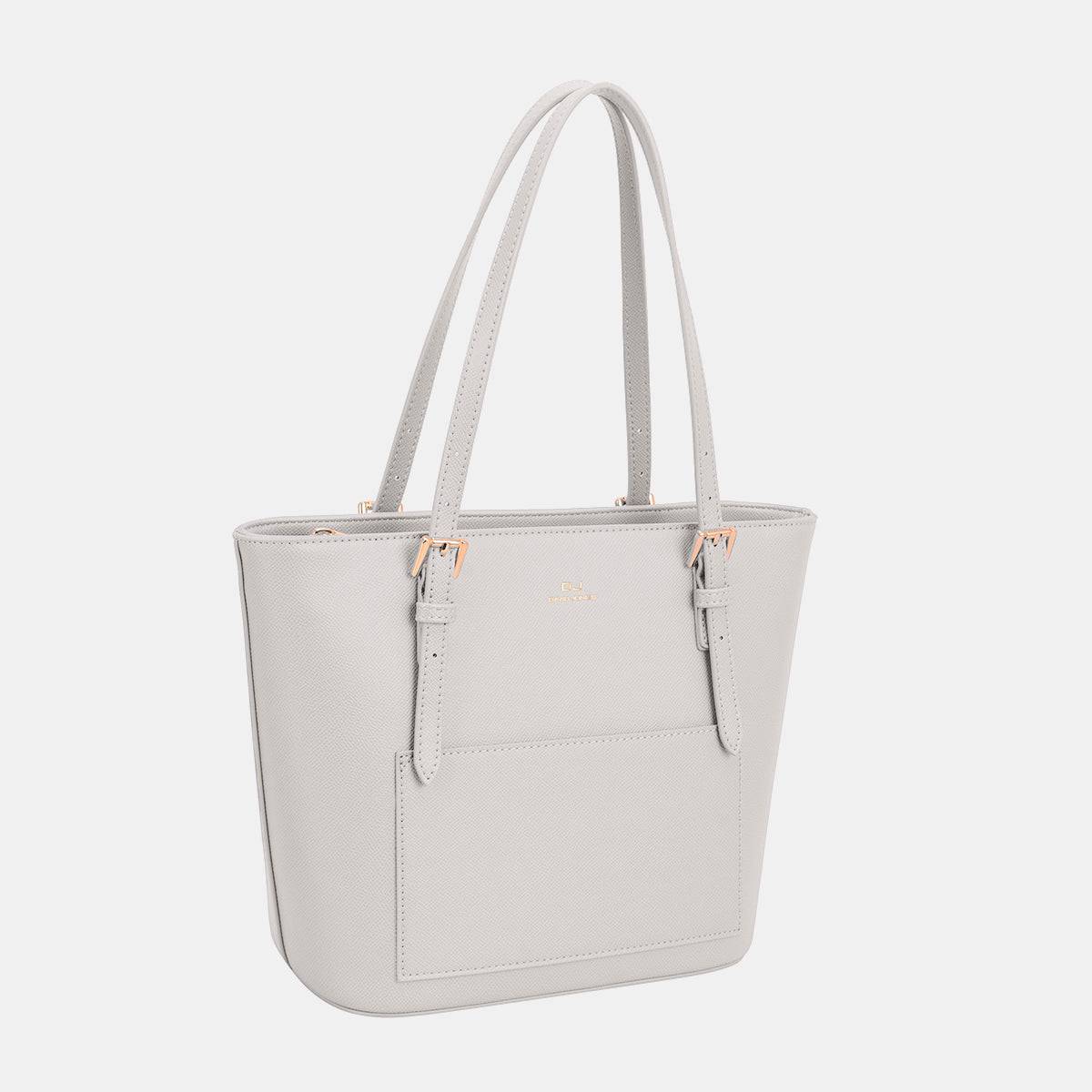 David Jones PU Leather Tote Bag - Siennasass