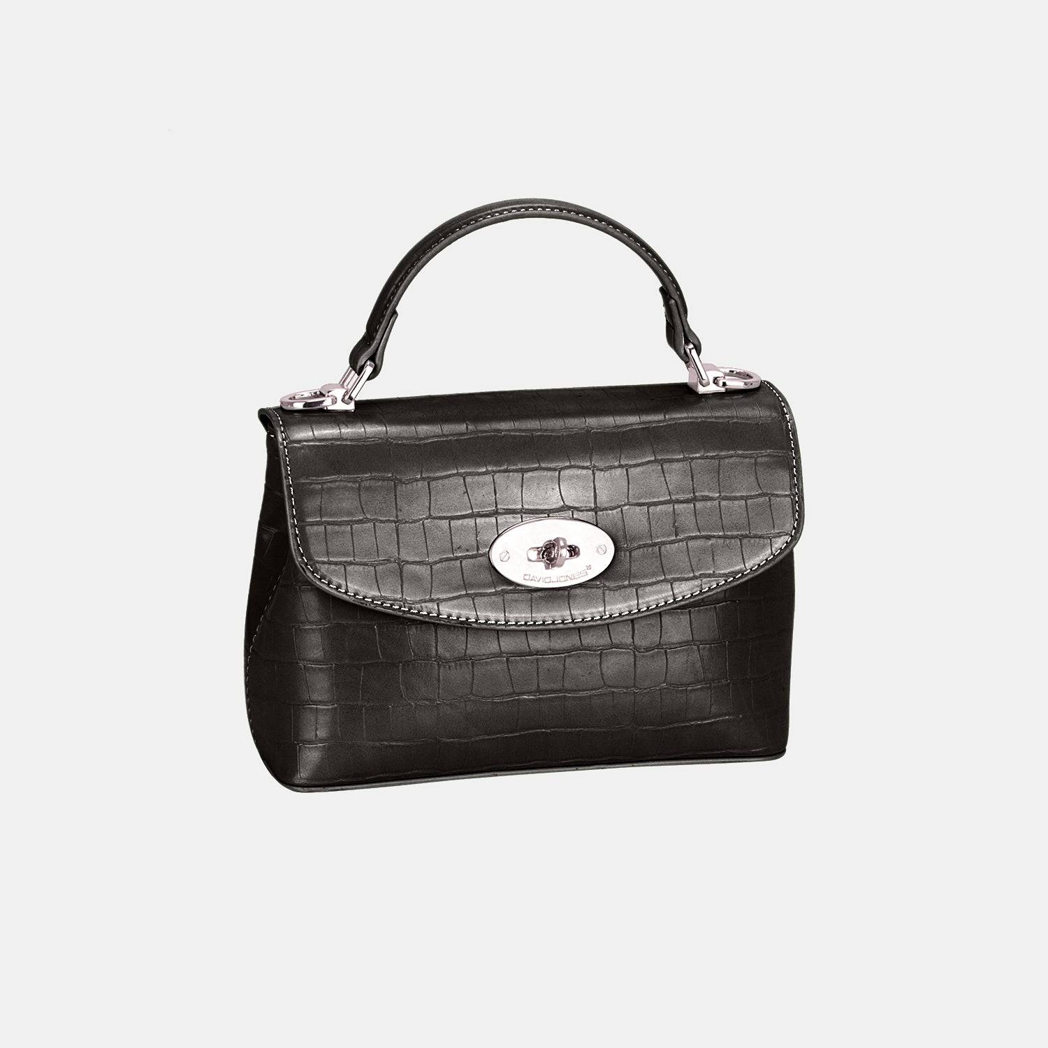 David Jones Texture PU Leather Handbag - Siennasass