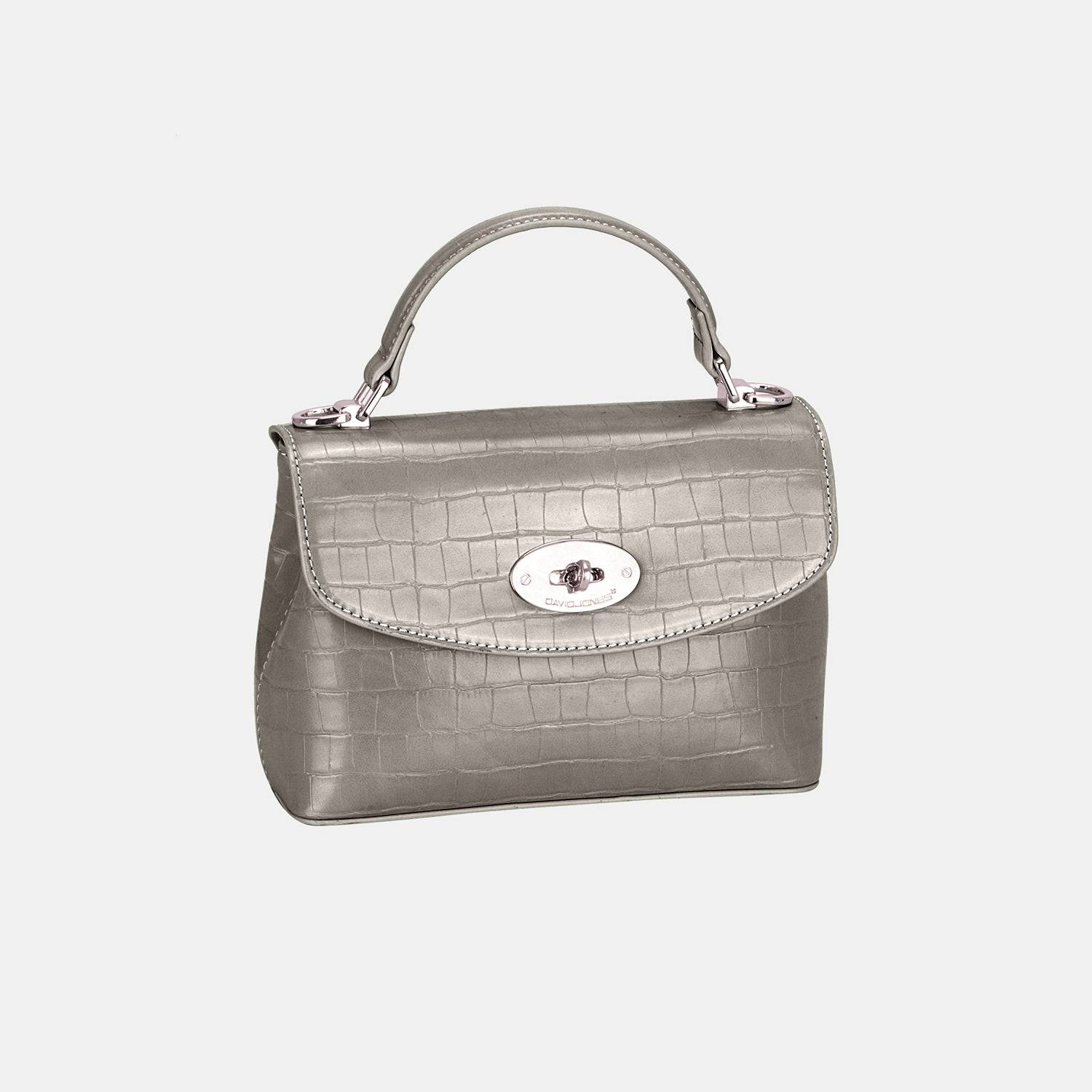 David Jones Texture PU Leather Handbag - Siennasass