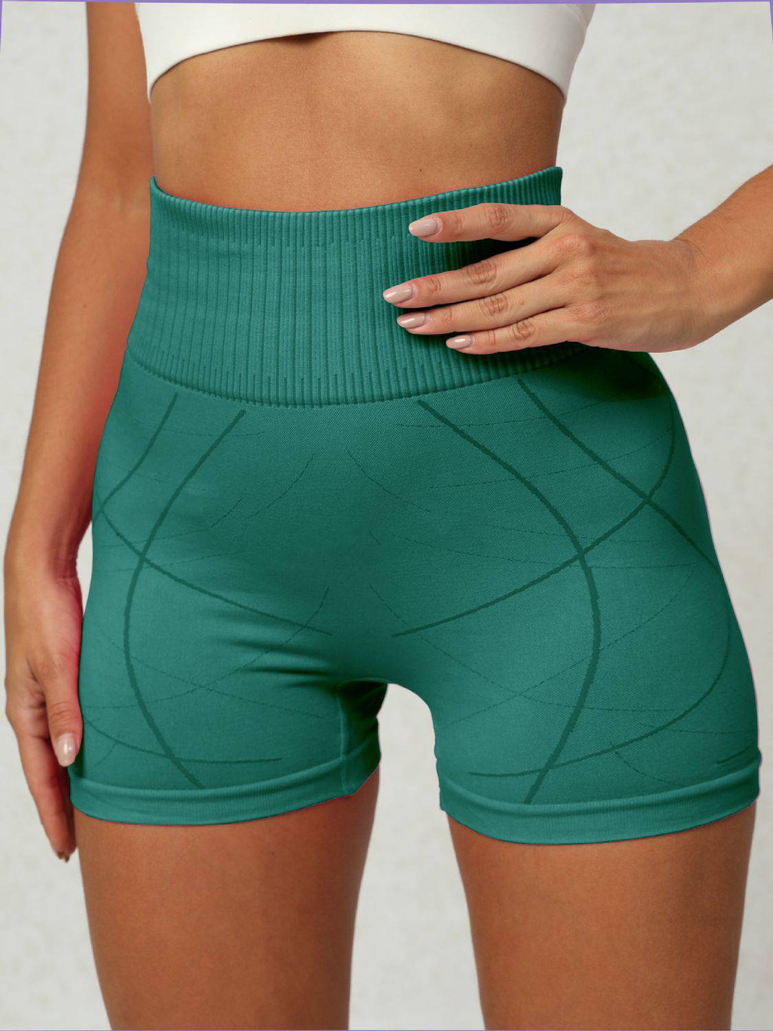 High Waist Active Shorts - Siennasass