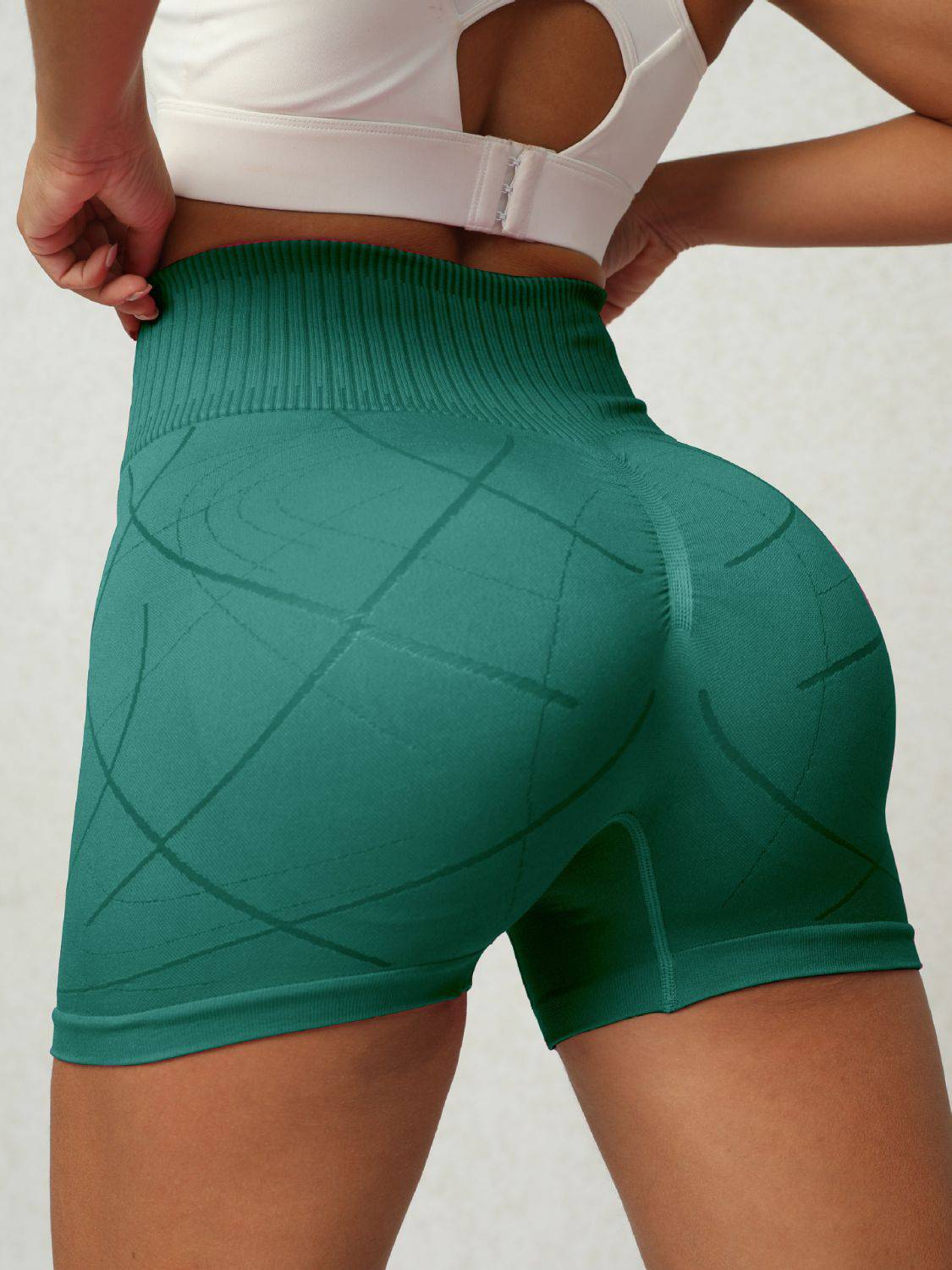 High Waist Active Shorts - Siennasass