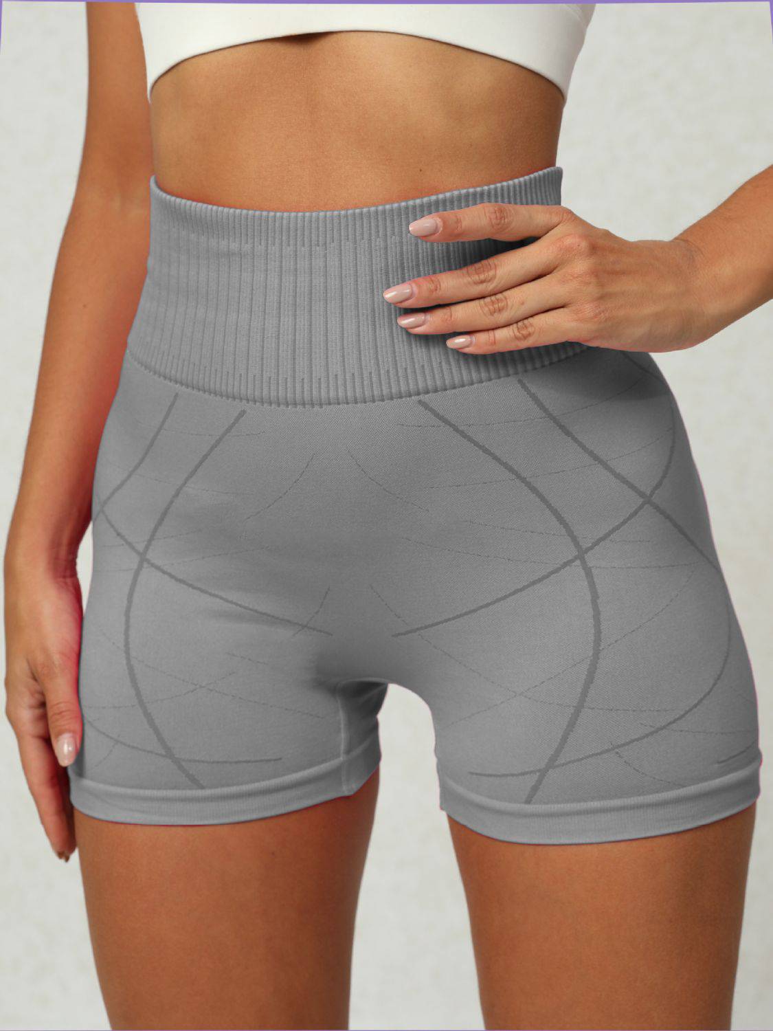 High Waist Active Shorts - Siennasass