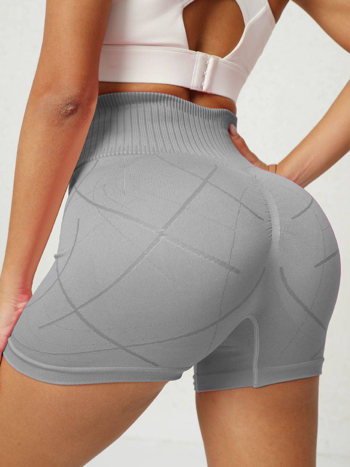 High Waist Active Shorts - Siennasass