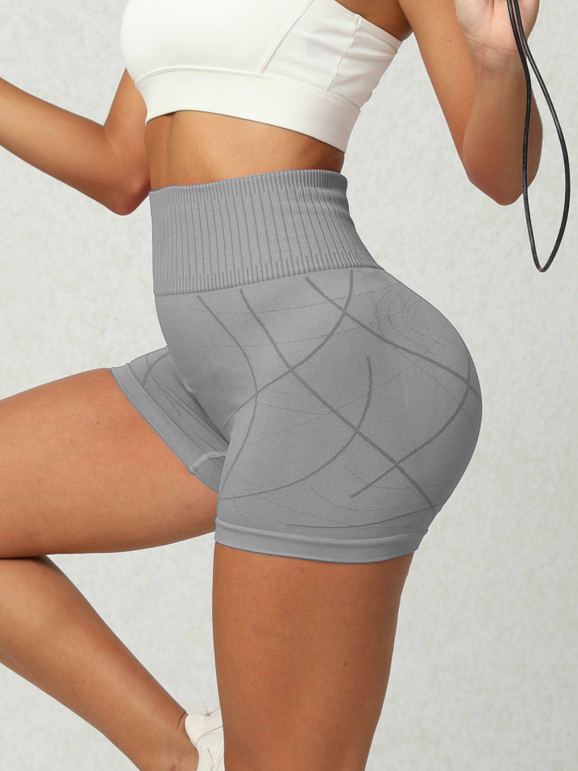 High Waist Active Shorts - Siennasass