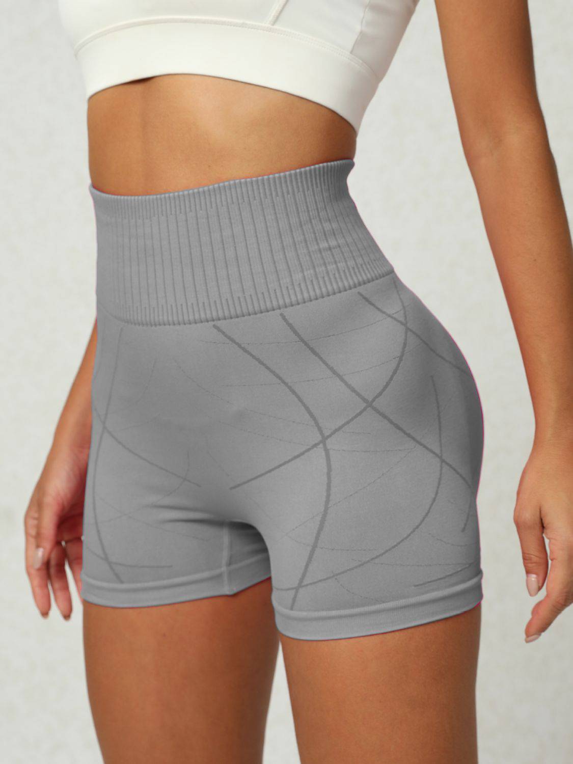 High Waist Active Shorts - Siennasass