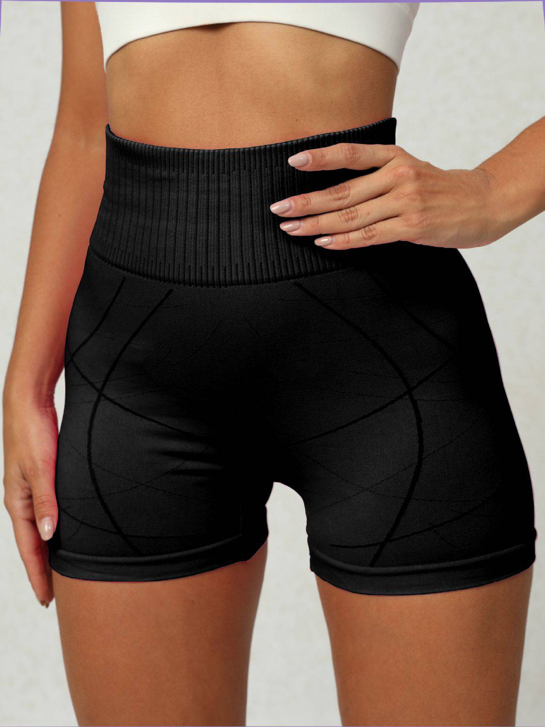 High Waist Active Shorts - Siennasass