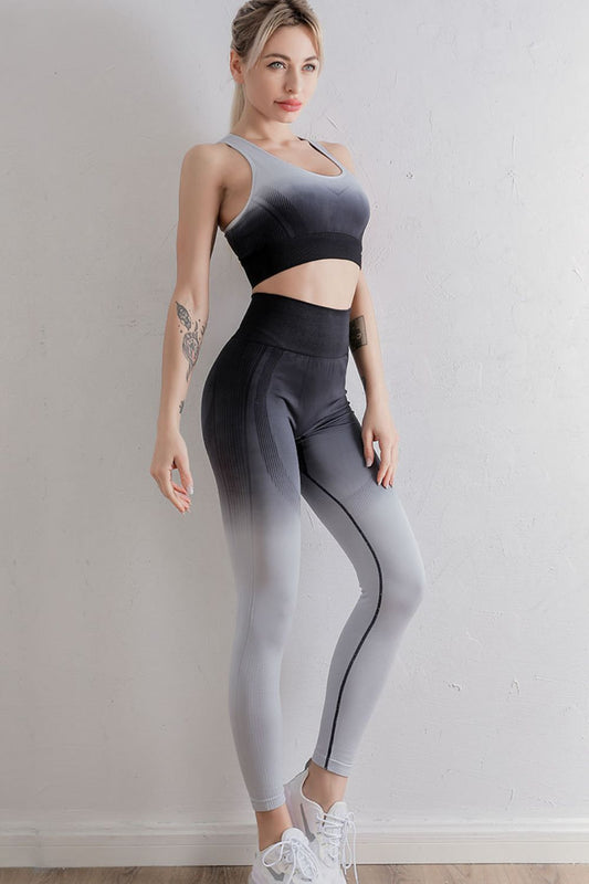 Gradient Sports Bra and Leggings Set - Siennasass