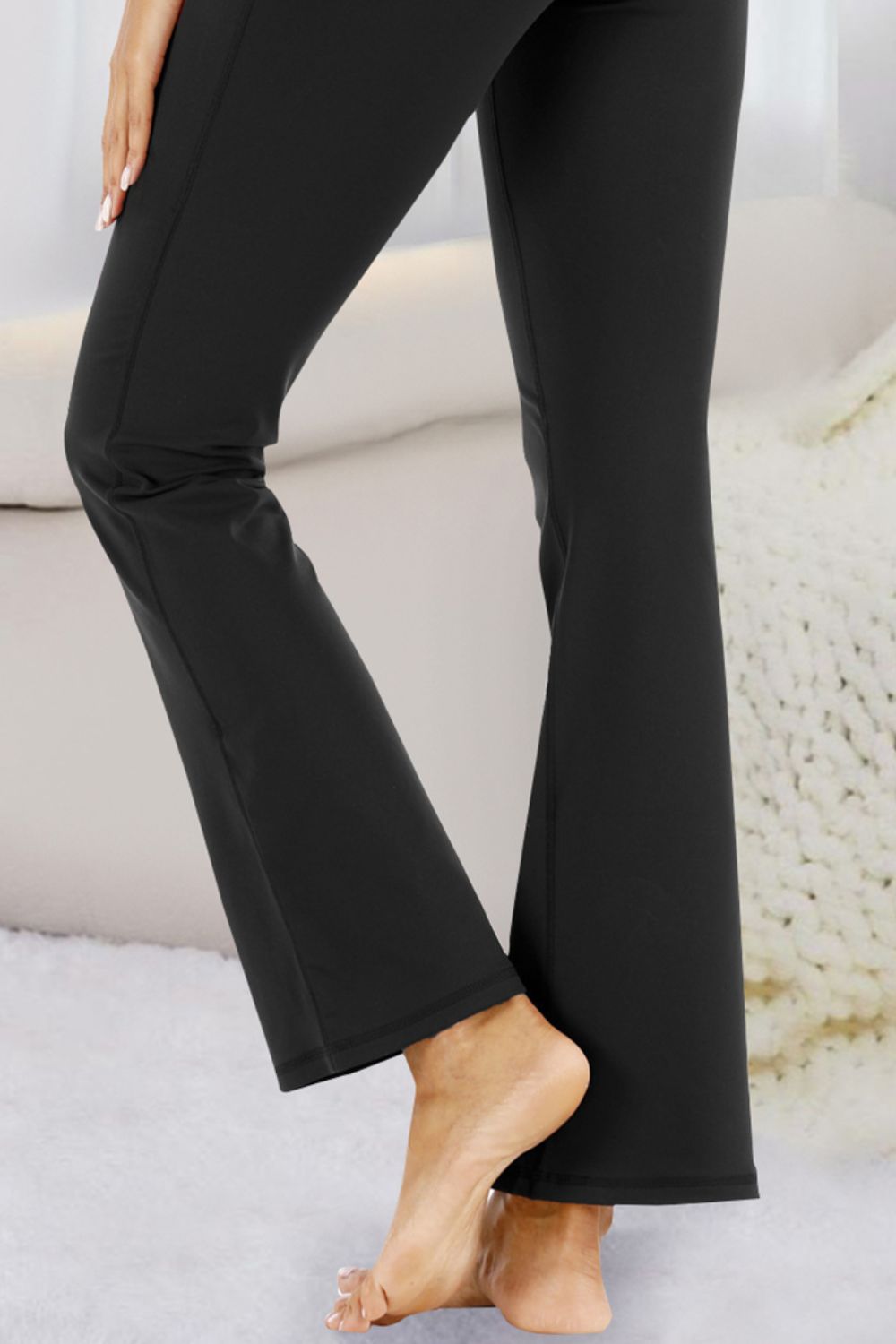 Pocketed High Waist Active Pants - Siennasass